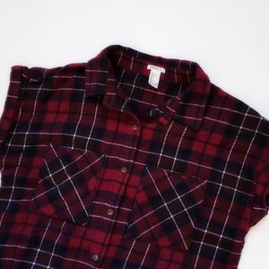 🍂 | Oversized Flannel Shirt